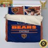 NFL Chicago Bears Custom Name Big Logo Luxury Bedding Set