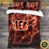 NFL Cleveland Browns America Flag King And Queen Luxury Bedding Set