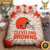 NFL Cleveland Browns Legends King And Queen Luxury Bedding Set