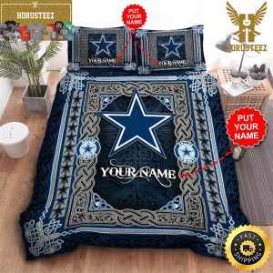 NFL Dallas Cowboys Custom Name Luxury Bedding Set