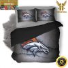 NFL Denver Broncos Grey King And Queen Luxury Bedding Set