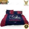NFL Houston Texans Blue Red King And Queen Luxury Bedding Set