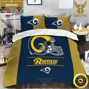 NFL Los Angeles Rams Special Edition King And Queen Luxury Bedding Set