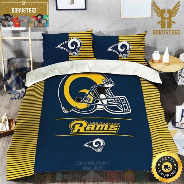 NFL Los Angeles Rams Special Edition King And Queen Luxury Bedding Set