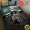 NFL New York Jets Custom Name Green Black King And Queen Luxury Bedding Set