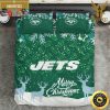 NFL New York Jets Green Christmas Luxury Bedding Set