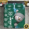NFL New York Jets Green Christmas King And Queen Luxury Bedding Set