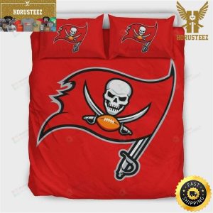NFL Tampa Bay Buccaneers Red King And Queen Luxury Bedding Set