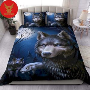 Night Family Wolves Bedding Sets