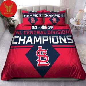 Nl Central Division Champions St Louis Cardinals Mlb Luxury Bedding Set