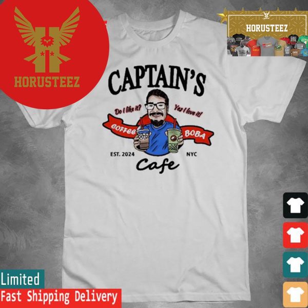 Official Captains Do You Like It Coffee Yet I Love It Boba Cafe Unisex T-Shirt