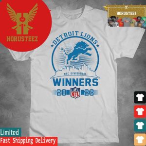 Official Detroit Lions NFC Divisional Winners 2023 Unisex T-Shirt