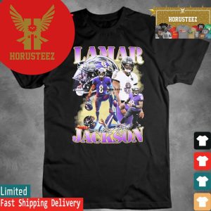 Official Lamar Jackson Baltimore Ravens Signature 2024 Unisex T-Shirt
