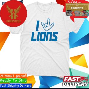 Official Love Sign Lions Football Team Unisex T-Shirt