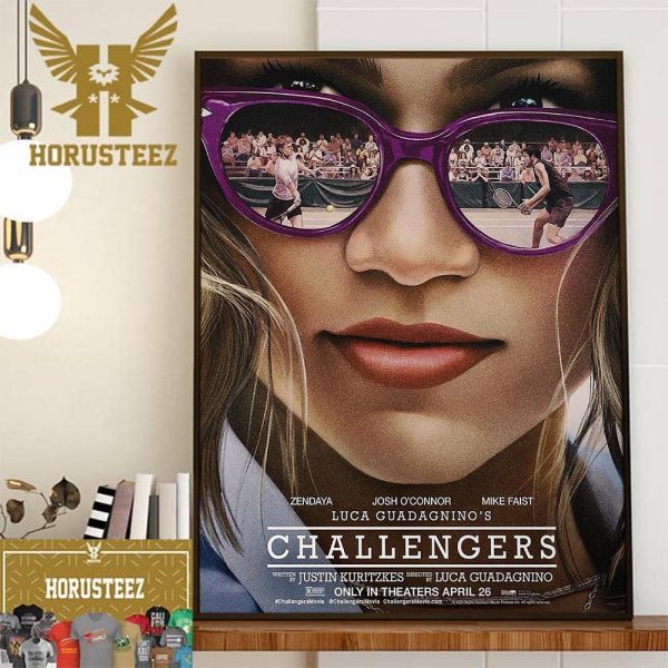 Official Poster For Challengers Movie Of Luca Guadagnino Wall Decorations Poster Canvas