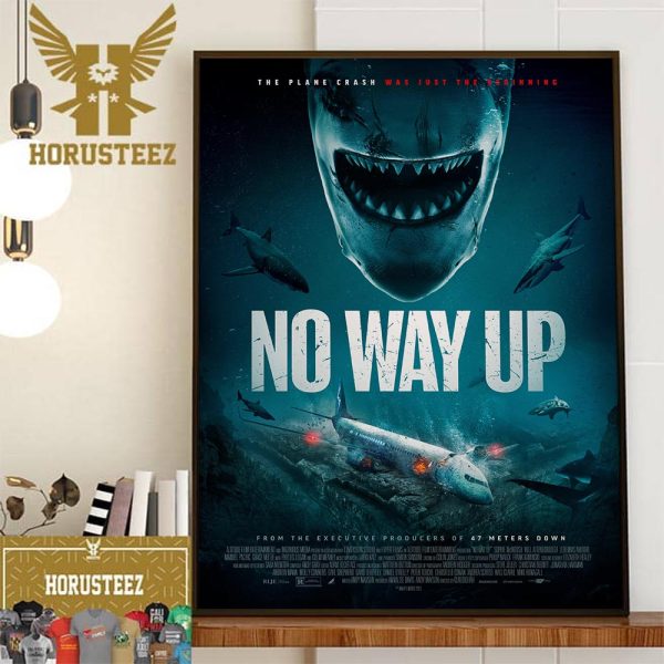 Official Poster For No Way Up The Plane Crash Was Just The Beginning Wall Decor Poster Canvas