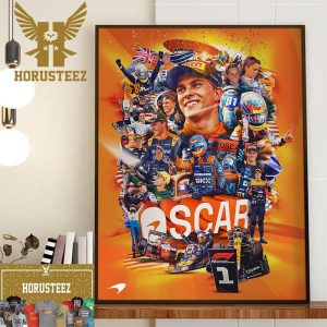 Official Poster Season Two Oscar Piastri 2024 McLaren F1 Team Wall Decorations Poster Canvas