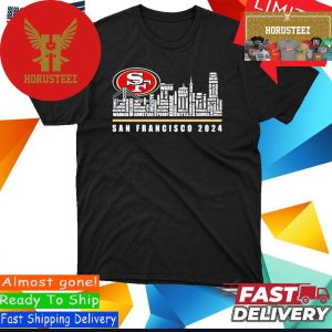Official San Francisco 49ers 2024 City Skyline Players Name Shirt