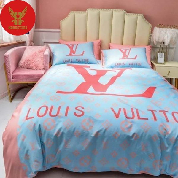 Pastel Logo Louis Vuitton, Louis Vuitton Bedding Set Bedding Set