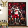 Patrick Mahomes And The Kansas City Chiefs Play In 4th Super Bowl In The Last 5 Years Wall Decor Poster Canvas
