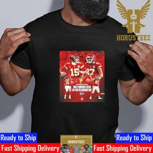 Patrick Mahomes x Travis Kelce For Most Combined TDs In NFL Postseason History Classic T-Shirt
