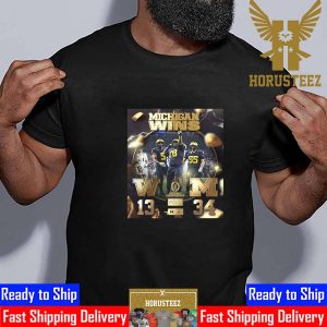 Perfection The Michigan Wolverines Football Are 2023-2024 National Champions Classic T-Shirt