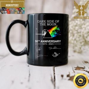 Pink Floyd Dark Side Of The Moon 50th Anniversary 1973-2023 Signatures Drink Mug