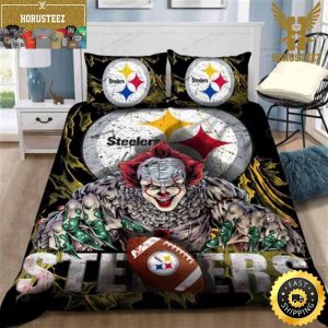 Pittsburgh Steelers NFL King And Queen Luxury Bedding Set