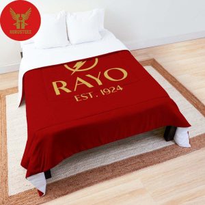 Rayo Vallecano Est 1924 Golden Red Bedding Sets