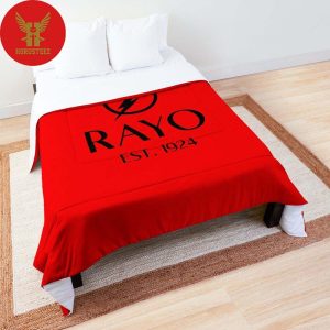 Rayo Vallecano Est 1924 Red Black Bedding Sets