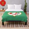 Rayo Vallecano Est 1924 White Luxury Bedding Sets