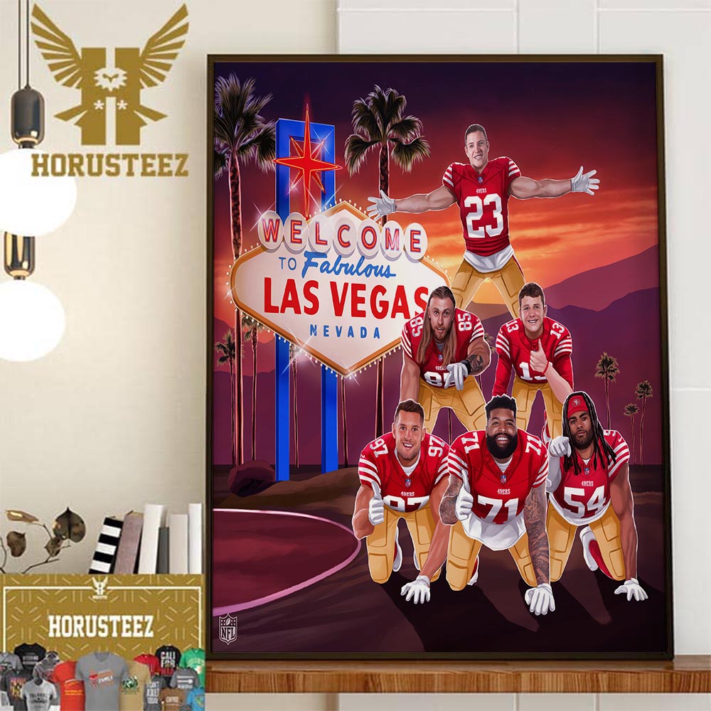 San Francisco 49ers Back On Top Of The NFC And NFC Champions 2023 Wall Decor Poster Canvas