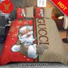 Santa Claus Reindeer Merry Christmas Gucci Bedding Sets
