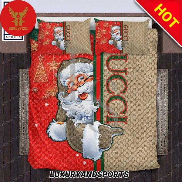 Santa Claus Special Gucci Pattern Bedding Sets