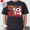NFL San Francisco 49ers History Made Fourth Team With A 4000 Yard Passer And 4 Players With 1000 Yards From Scrimmage Classic T-shirt
