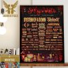 Road To Warm-Up Tour Hellfest Open Air Festival Benighted x Ten56 Wall Decor Poster Canvas
