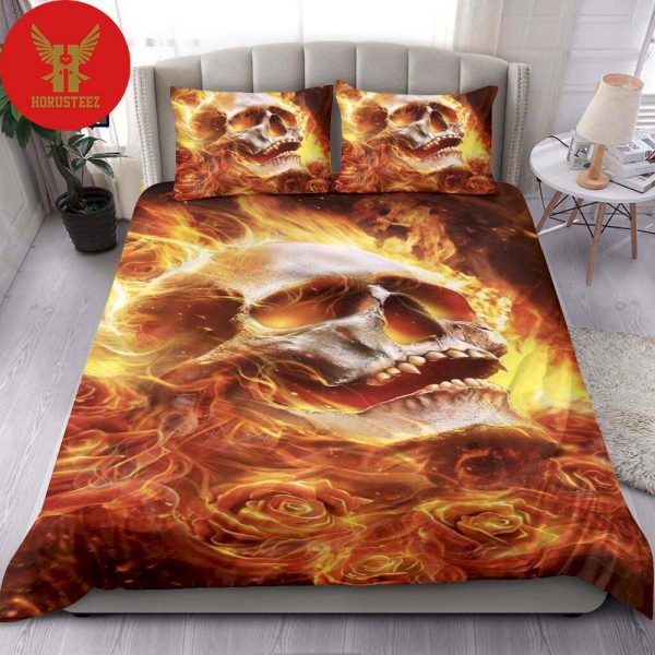 Skull Fire Bedding Set