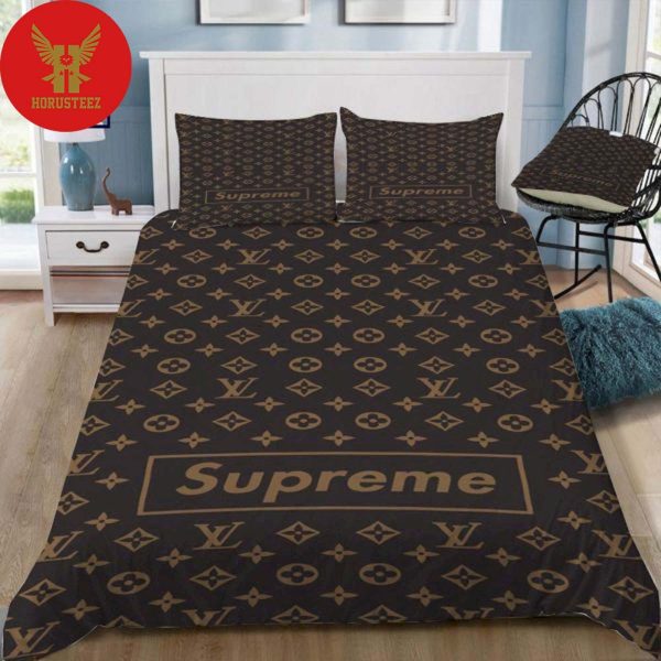 Supreme X Brown Monogram Louis Vuitton, Louis Vuitton Bedding Set Bedding Set