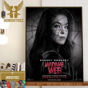 Sydney Sweeney As Julia Carpenter – Spider Woman In Madame Web Movie Wall Decor Poster Canvas