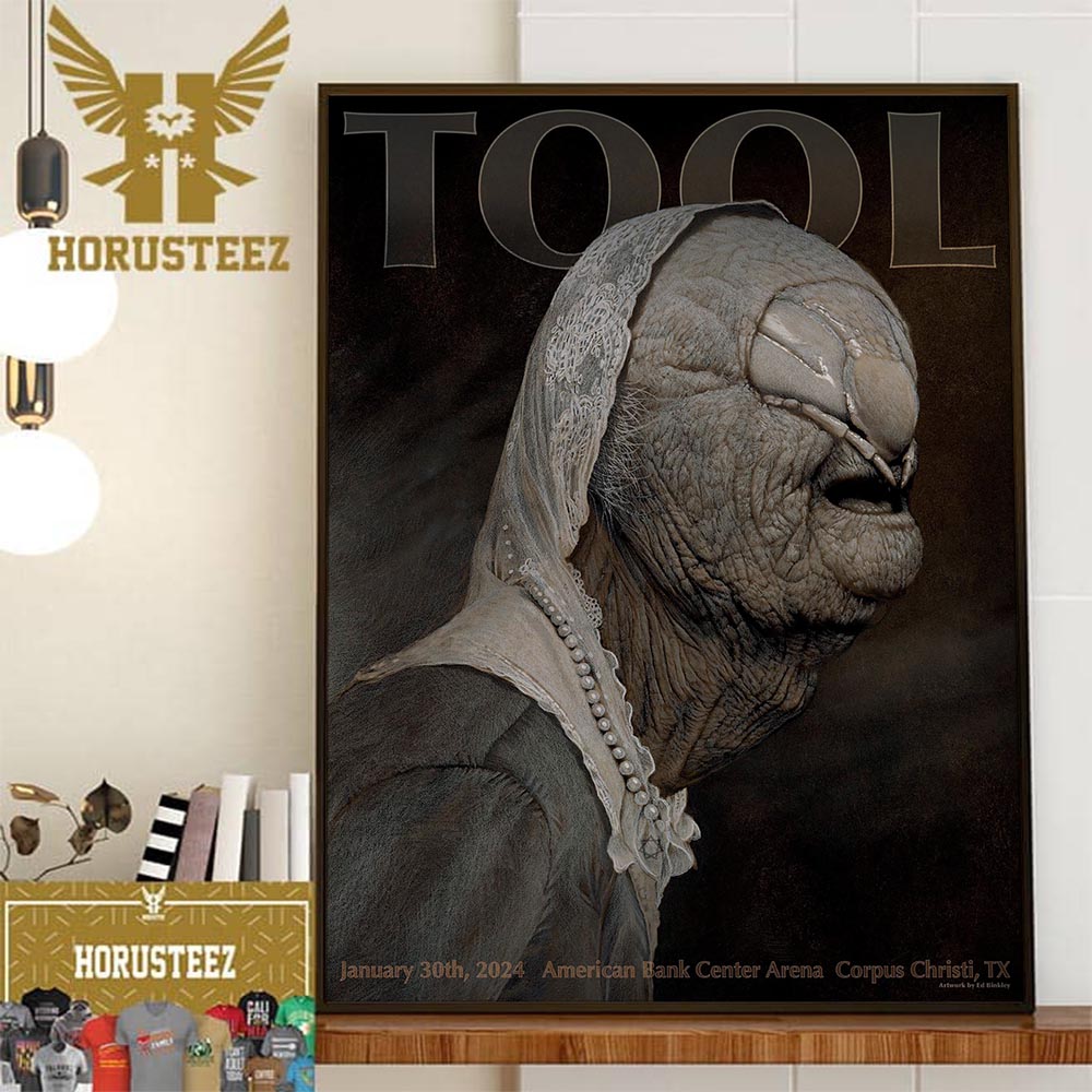TOOL effing TOOL Corpus Christi TX At The American Bank Center With Elder January 30th 2024 Wall Decor Poster Canvas