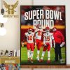 The Chiefs Kingdom Kansas City Chiefs Are AFC Champions For The 4th Time In The Last 5 Years Wall Decor Poster Canvas