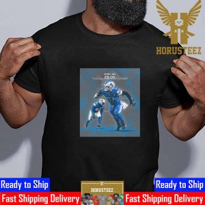 The Detroit Lions DL Aidan Hutchinson 3.0 Sacks Mark The Most By A Lions Player In A Single Postseason Classic T-Shirt