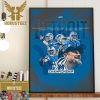 The Detroit Lions Have Won Two Playoff Games In The Same Postseason For The First Time In The Super Bowl Era Wall Decor Poster Canvas