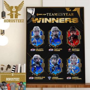 The EA Sports NHL 24 Womens Team Of The Year Winners Wall Decor Poster Canvas