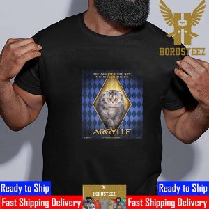 The Greater The Spy The Bigger The Lie Alfie The Cat In Argylle Movie Official Poster Classic T-Shirt