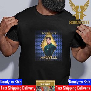 The Greater The Spy The Bigger The Lie Henry Cavill As Agent Argylle In Argylle Movie Official Poster Classic T-Shirt