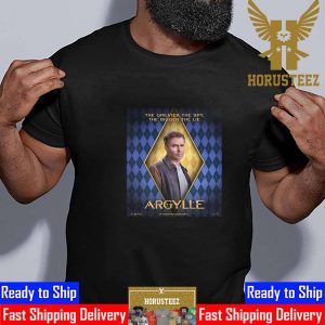 The Greater The Spy The Bigger The Lie Sam Rockwell As Aiden Wilde In Argylle Movie Official Poster Classic T-Shirt