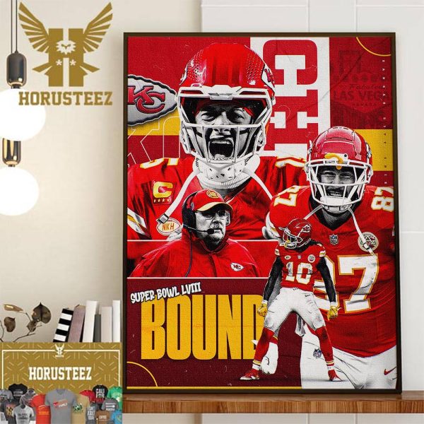 The Kansas City Chiefs Defeating The Baltimore Ravens 17-10 And Back To The Super Bowl Wall Decor Poster Canvas