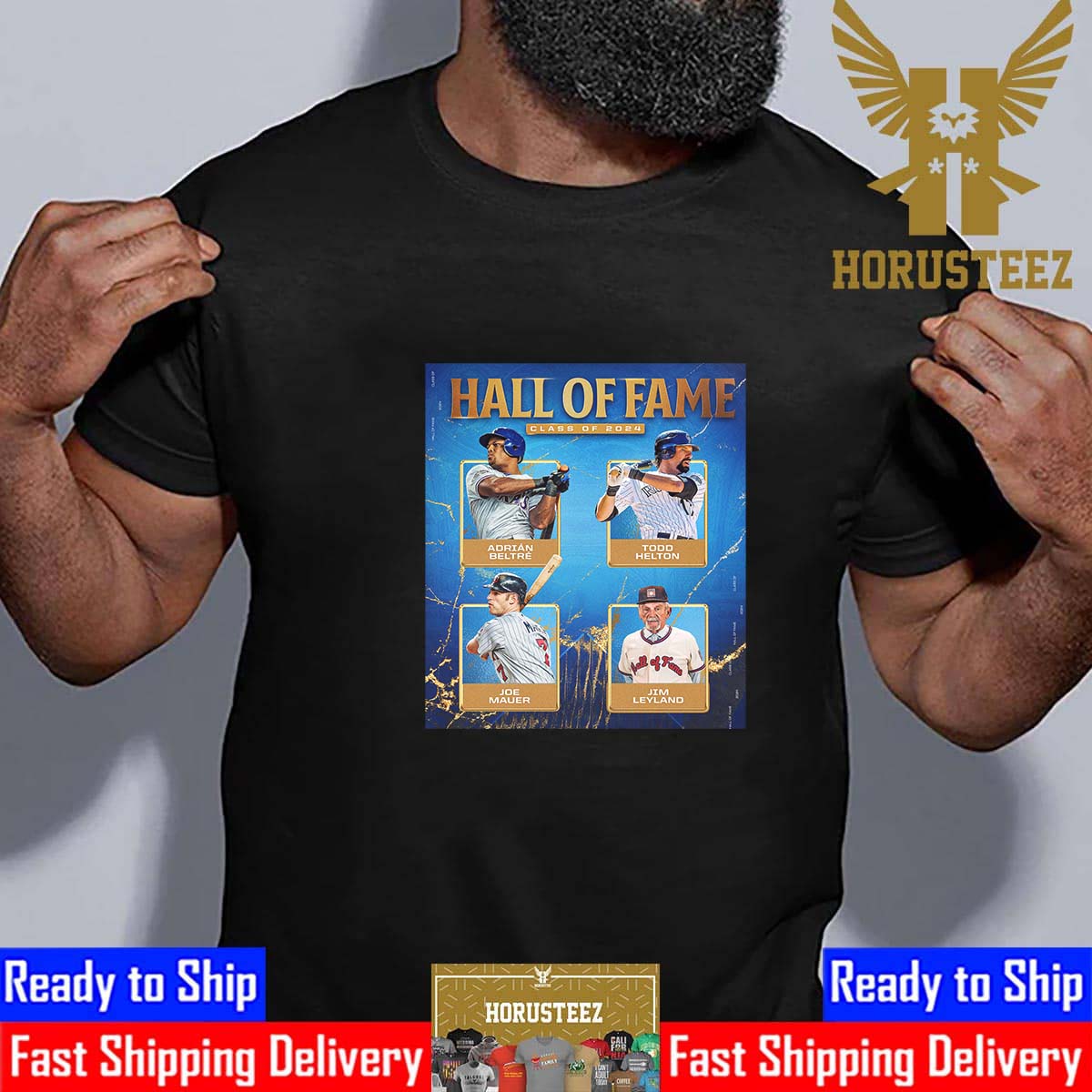 The Line Up Baseball Hall Of Fame Class Of 2024 Vintage T-Shirt