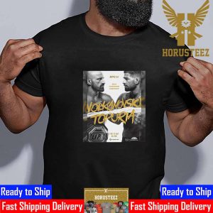 The Official Poster For UFC 298 World Featherweight Championship Classic T-Shirt